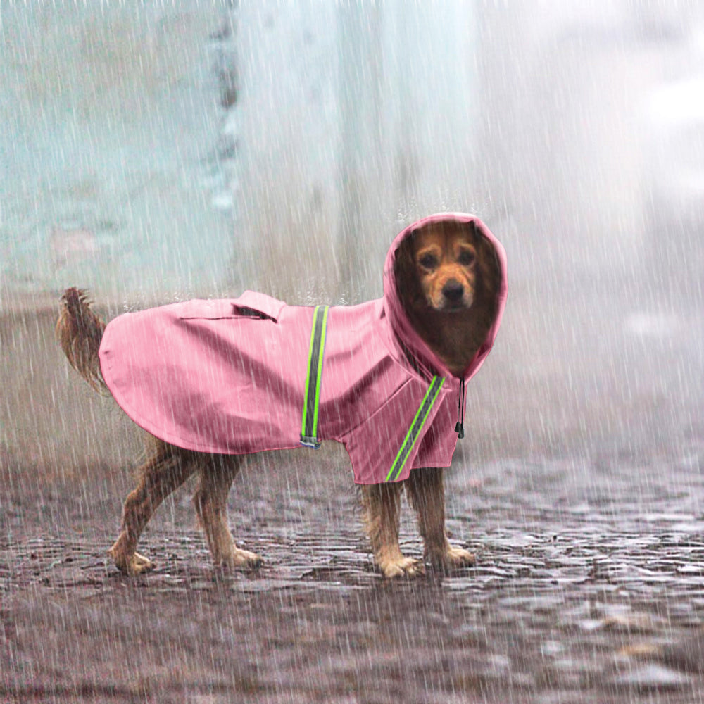 Waterproof Reflective Dog Raincoat – All-Weather Protection for Small to Large Dogs